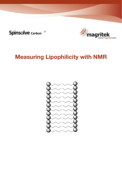 Measuring Lipophilicity with NMR