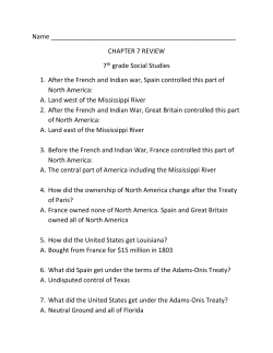 CHAPTER 7 REVIEW 2014 answer key
