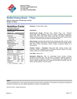 Stuffed Cheesy Bread - 1 Piece