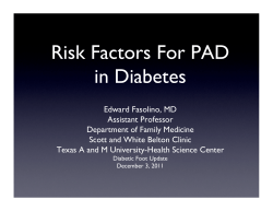 Fasolino.Risk Factors for PAD.pptx