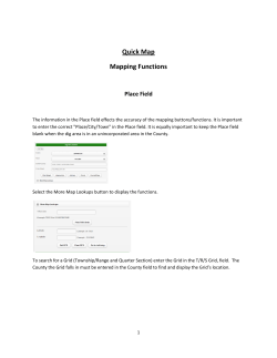 Dig Site Mapping Functions