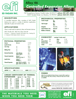Alloy 46 Controlled Expansion Alloy