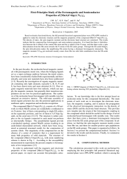 First-Principles Study of the Ferromagnetic and Semiconductor