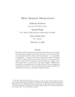 Open Market Operations