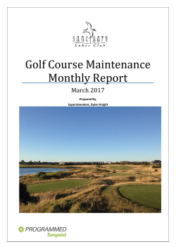 March 2017 - Sanctuary Lakes Club