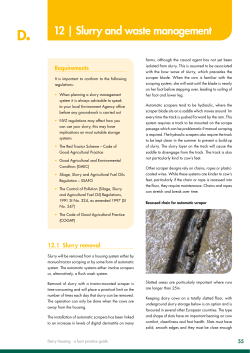 12 | Slurry and waste management