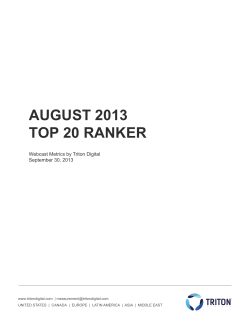 August Ranker 2012