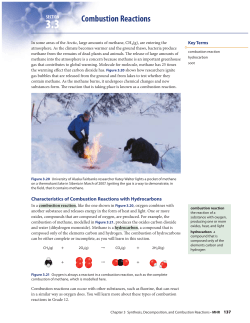 Combustion Reactions