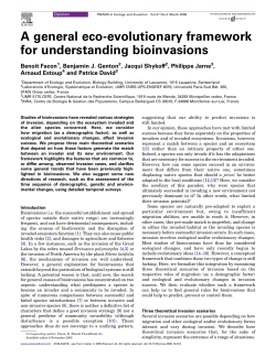 A general eco-evolutionary framework for understanding bioinvasions