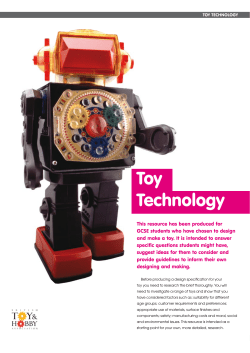 Toy Technology - British Toy and Hobby Association