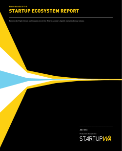 startup ecosystem report