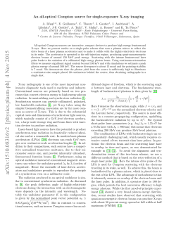 An all-optical Compton source for single-exposure X