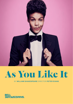 the As You Like It programme directly