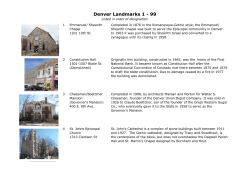 Denver Landmarks 1 - 99 - City and County of Denver