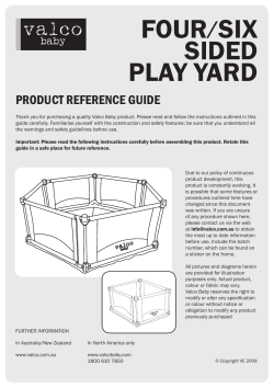 four/six sided play yard - Valco Baby International