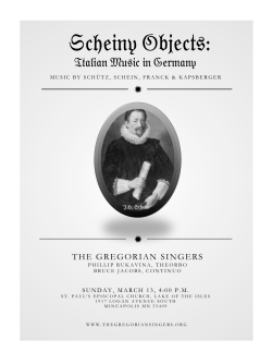Scheiny Objects - The Gregorian Singers