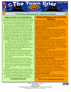 Improved Safety For Teen Drivers - Allan M Walker Insurance Agency