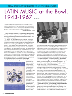 LATIN MUSIC at the Bowl, 1943-1967