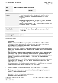 25921 Make a cupboard as a BCATS project