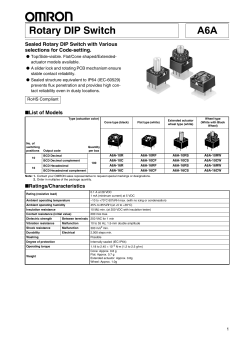 A6A Rotary DIP Switch