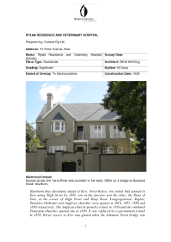 Heritage citation - 15 Victor Avenue, Kew