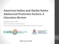 American Indian and Alaska Native Adolescent Protective