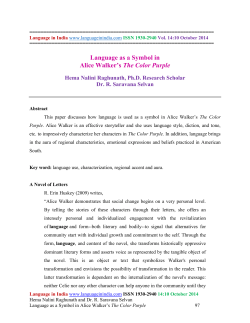 Language as a Symbol in