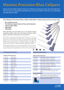 Mantax Precision Blue Calipers