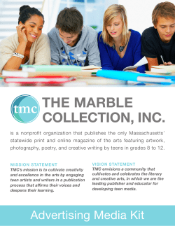 THE MARBLE COLLECTION, INC.