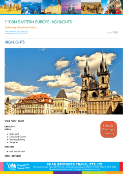 11d8n eastern europe highlights