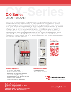 CX-Series - Carling Technologies