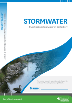 stormwater - Cleanwaterways.org.nz