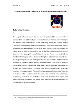 Rhetoric and Ritual in Mughal India