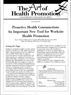Health Pronioti - Pro-Change Behavior Systems