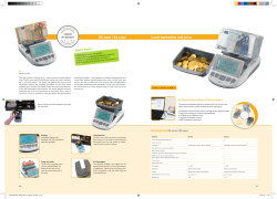 RS 1000 / RS 1200 Count banknotes and coins