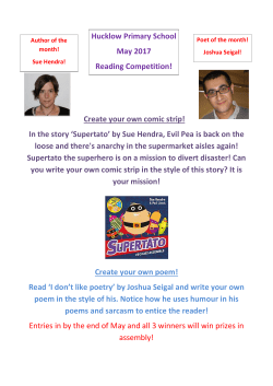 Create your own comic strip! In the story