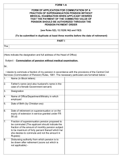 form of application for commutation of a fraction