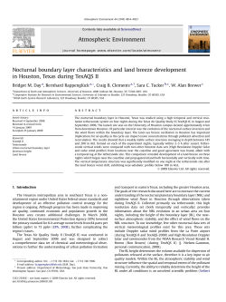 Nocturnal boundary layer characteristics and land breeze