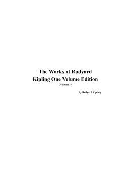 The Works of Rudyard Kipling One Volume Edition