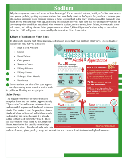 Sodium - Coffee Regional Medical Center
