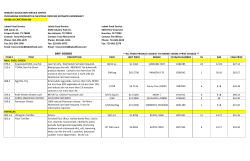 Dry Goods - Region 3 ESC