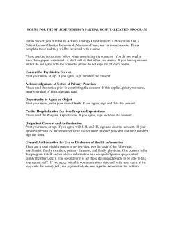 General Authorization for Use or Disclosure of Health Information