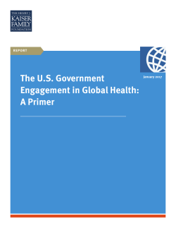 The US Government Engagement in Global Health