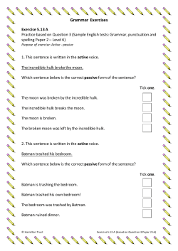 Grammar Exercises