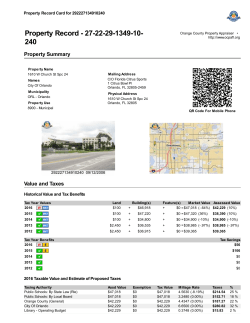 Property Record - 27-22-29-1349-10