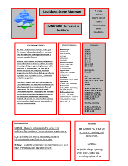 Living with Hurricanes - Louisiana State Museum