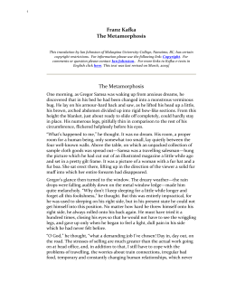 Franz Kafka - New Providence School District