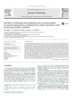 The effect of salinization and freshening events in coastal aquifers