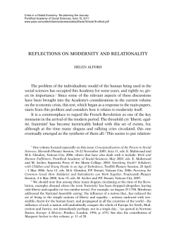 PASS Acta 16 - Pontifical Academy of Social Sciences