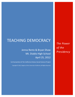 Teaching Democracy